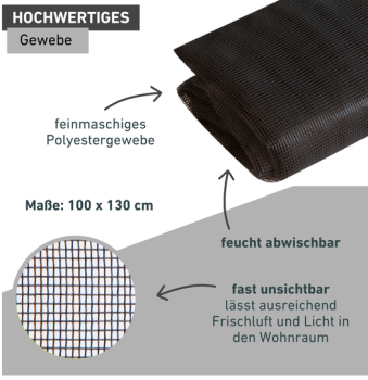 Preview: Windhager Fliegengitter 100x130cm
